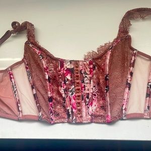 Victoria secret corset top love of lemons medium